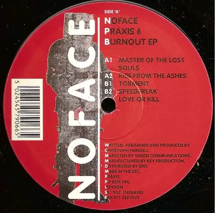 Noface - Burnout EP