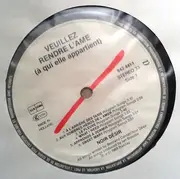 LP - Noir Désir - Veuillez Rendre L'Ame (A Qui Elle Appartient)
