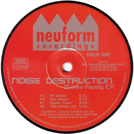 Noise Destruction - Diskko Family E.P.