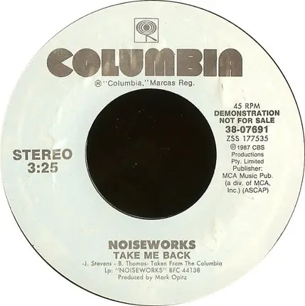 Noiseworks - Take Me Back