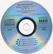 CD - Mendelssohn - Sinfonien für Streicher Vol. 3 (Nicholas Ward)