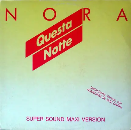 Nora Serafino - Questa Notte