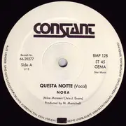 12inch Vinyl Single - Nora Serafino - Questa Notte
