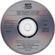CD - Schumann / Burgmüller - Konzertstücke für Klavier und Orchester (op. 92 + 134) / Klavierkonzert op. 1