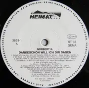 LP - Norbert K. - Dankeschön Will Ich Dir Sagen