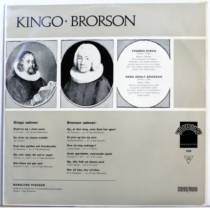Nordjysk Pigekor - Kingo-salmer / Brorson-salmer