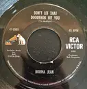7inch Vinyl Single - Norma Jean - Don't Let That Doorknob Hit You / Company's Comin'