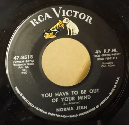 Norma Jean - I Cried All The Way To The Bank