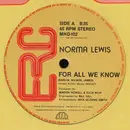 12'' - Norma Lewis - For All We Know