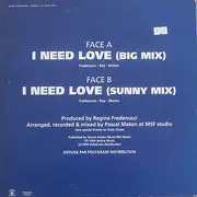 12inch Vinyl Single - Norma Ray - I Need Love (Remixes)