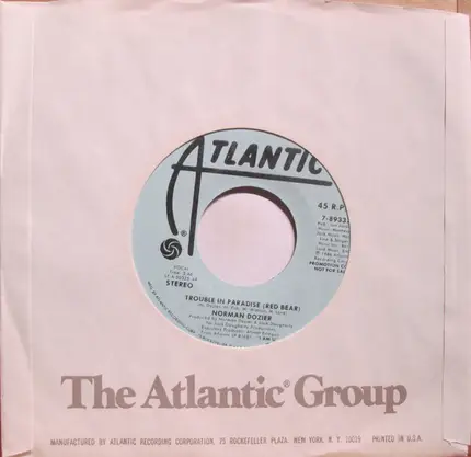 Norman Dozier - Trouble In Paradise (Red Bear)
