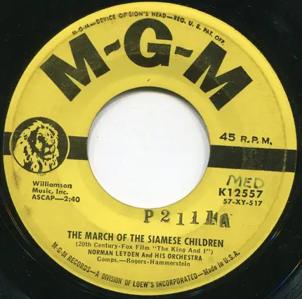 Norman Leyden And His Orchestra - Hernando's Hideaway / The March Of The Siamese Children