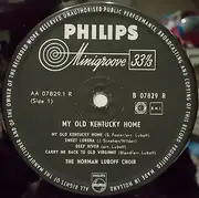 10'' - Norman Luboff Choir - My Old Kentucky Home