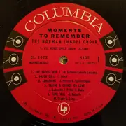 LP - Norman Luboff Choir - Moments To Remember