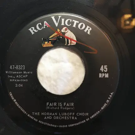 Norman Luboff Choir - The Happy Wanderer / Fair Is Fair
