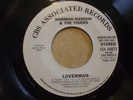 Norman Nardini And The Tigers - Loverman