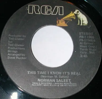 Norman Saleet - Here I Am / This Time I Know It's Real