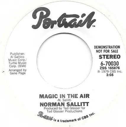 Norman Sallitt - Magic In The Air