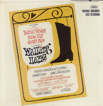 Norman Wisdom , Louise Troy , George Rose - Walking Happy (Original Broadway Cast Recording)