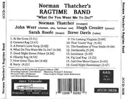 CD - Norman Thatcher's Ragtime Band - 'What Do You Want Me To Do?'