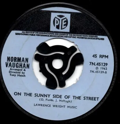 Norman Vaughan - Smoke Gets In Your Eyes / On The Sunny Side Of The Street