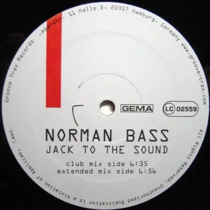 Norman Bass - Jack To The Sound