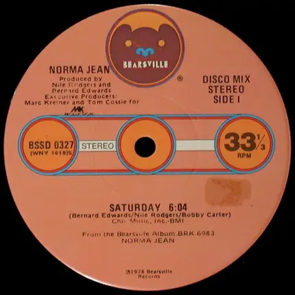 Norma Jean, Norma Jean Wright - Saturday