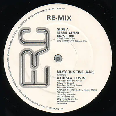 Norma Lewis - Maybe This Time (Remix)