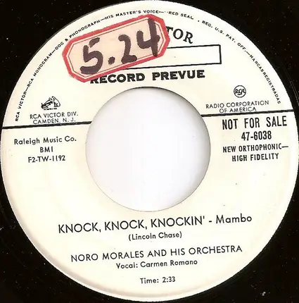 Noro Morales & His Orchestra - Knock, Knock, Knockin'