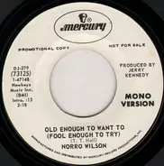 Norro Wilson - Old Enough To Want To (Fool Enough To Try)