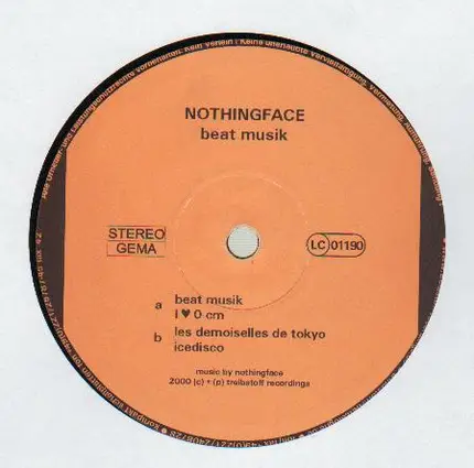 NOTHINGFACE - BEAT MUSIK