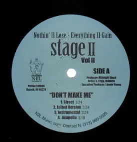 Nothin' II Lose Everything II Gain - Stage II Volume II