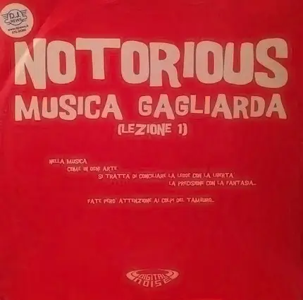 Notorious - Musica Gagliarda (Lezione 1)