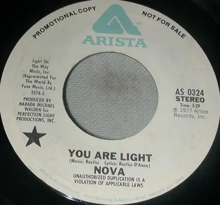 Nova - You Are Light