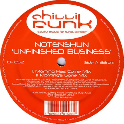 No Tenshun - Unfinished Business
