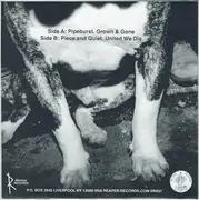 7inch Vinyl Single - No Values - United We Die - pre order cover & red translucent pressing