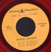 No Artist - Black Sunday (Radio Spot Announcements)