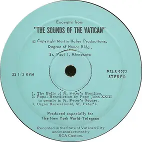 No Artist - Excerpts From 'The Sounds Of The Vatican'