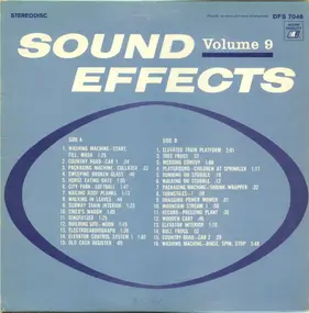 Sound Effects - Sound Effects: Volume 9