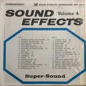 Various Artists - Sound Effects, Volume 4