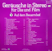 LP - No Artist - Geräusche In Stereo Für Dia Und Film - Folge 3 - Auf Dem Bauernhof - Hof Und Stall - Pferd Und Wagen - Traktoren Haustiere U.v.a.