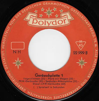 Sound Effects - Geräuschplatte 1