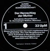 7inch Vinyl Single - No Artist - Die Schallplatte Für Junge Mütter
