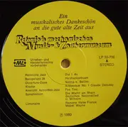 LP - No Artist - Ein Musikalisches Dankeschön An Die Gute Alte Zeit Aus Retonio's Mechanisches Musik- & Zaubermuseum
