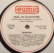LP - Movie Effects - Eumig Musik- und Geräusch-Platte / Disque Eumig De Musique Et De Bruits / Eumig Music And Sound Effects Record