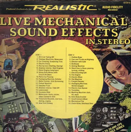 Realistic - Live Mechanical Sound Effects In Stereo