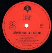 LP - No Artist - Lieder Aus Der Küche