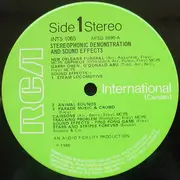 LP - No Artist - Stereophonic Demonstration And Sound Effects