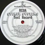 LP - No Artist - RCOA Stereo Systems Test Record