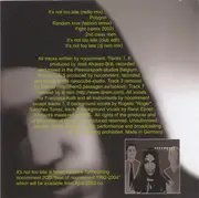 CD - No Comment - It's Not Too Late EP